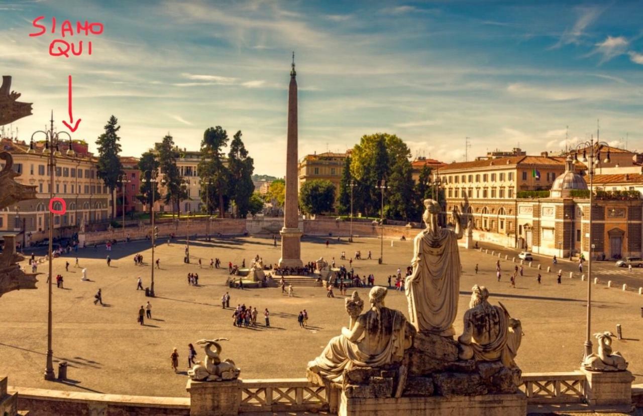 Апартаменты Bellavista Piazza Del Popolo Рим Экстерьер фото